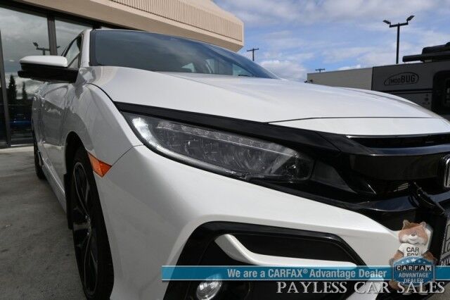 2020 Honda Civic Hatchback Sport Touring / 1.5L I4 / Auto Start / Power & Heated Leather Seats / NAV / Sunroof / Adaptive Cruise Control / Lane Departure Alert / Apple CarPlay & Android Auto / Back Up Camera / 1-Owner Anchorage AK