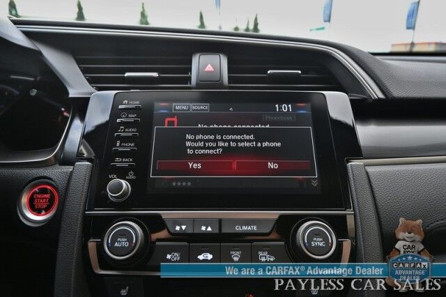 2020 Honda Civic Hatchback Sport Touring / 1.5L I4 / Auto Start / Power & Heated Leather Seats / NAV / Sunroof / Adaptive Cruise Control / Lane Departure Alert / Apple CarPlay & Android Auto / Back Up Camera / 1-Owner Anchorage AK