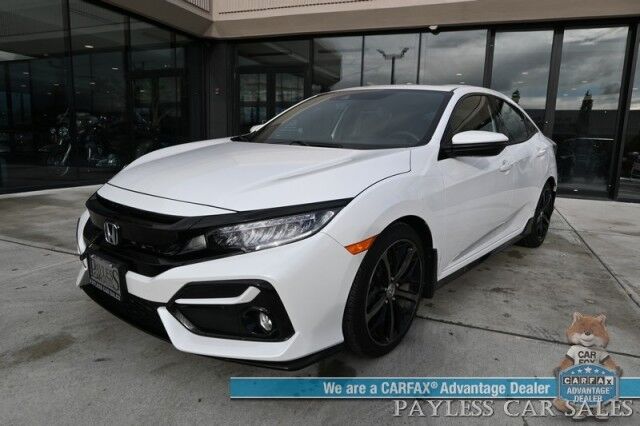 2020 Honda Civic Hatchback Sport Touring / 1.5L I4 / Auto Start / Power & Heated Leather Seats / NAV / Sunroof / Adaptive Cruise Control / Lane Departure Alert / Apple CarPlay & Android Auto / Back Up Camera / 1-Owner Anchorage AK