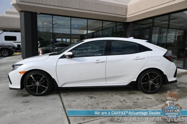 2020 Honda Civic Hatchback Sport Touring / 1.5L I4 / Auto Start / Power & Heated Leather Seats / NAV / Sunroof / Adaptive Cruise Control / Lane Departure Alert / Apple CarPlay & Android Auto / Back Up Camera / 1-Owner Anchorage AK
