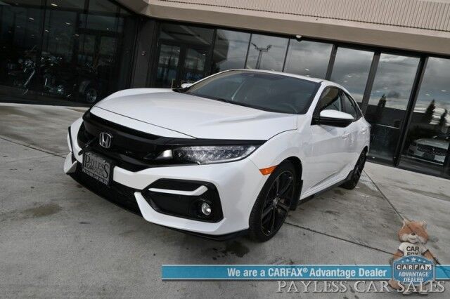 2020 Honda Civic Hatchback Sport Touring / 1.5L I4 / Auto Start / Power & Heated Leather Seats / NAV / Sunroof / Adaptive Cruise Control / Lane Departure Alert / Apple CarPlay & Android Auto / Back Up Camera / 1-Owner Anchorage AK
