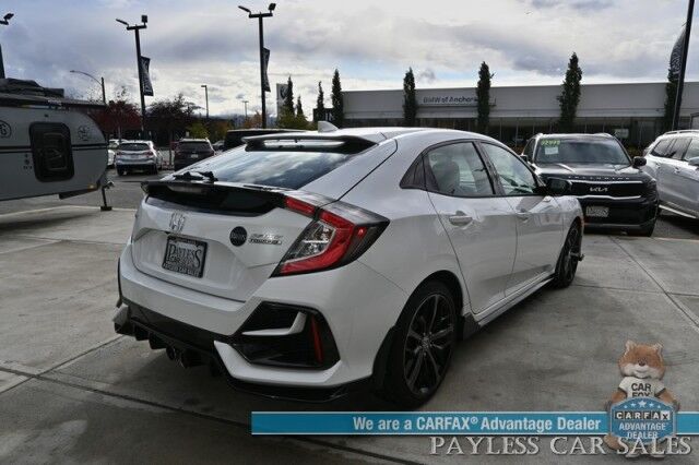 2020 Honda Civic Hatchback Sport Touring / 1.5L I4 / Auto Start / Power & Heated Leather Seats / NAV / Sunroof / Adaptive Cruise Control / Lane Departure Alert / Apple CarPlay & Android Auto / Back Up Camera / 1-Owner Anchorage AK