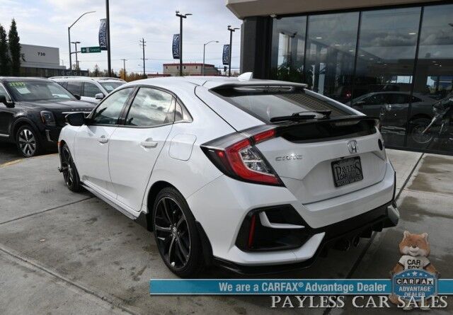 2020 Honda Civic Hatchback Sport Touring / 1.5L I4 / Auto Start / Power & Heated Leather Seats / NAV / Sunroof / Adaptive Cruise Control / Lane Departure Alert / Apple CarPlay & Android Auto / Back Up Camera / 1-Owner Anchorage AK