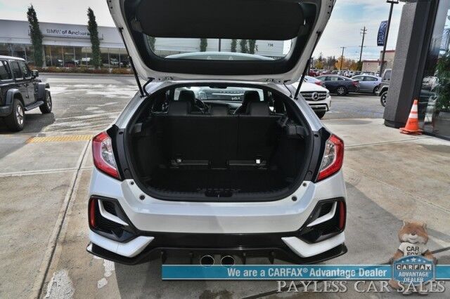 2020 Honda Civic Hatchback Sport Touring / 1.5L I4 / Auto Start / Power & Heated Leather Seats / NAV / Sunroof / Adaptive Cruise Control / Lane Departure Alert / Apple CarPlay & Android Auto / Back Up Camera / 1-Owner Anchorage AK