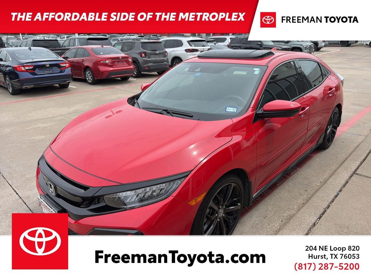 2020 Honda Civic Hatchback Sport Touring Hurst TX