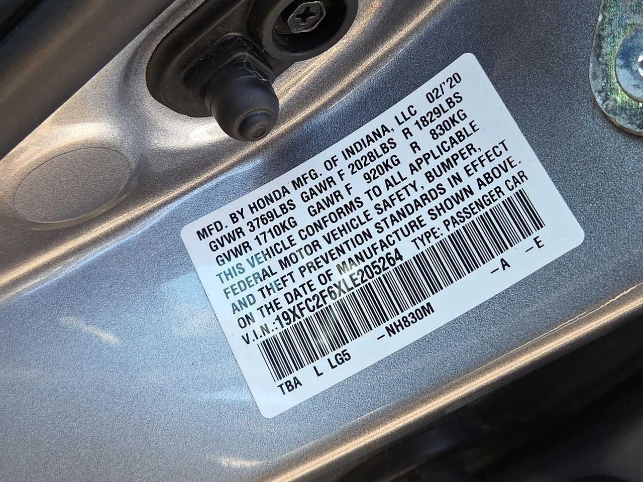 2020 Honda Civic LX Irving TX