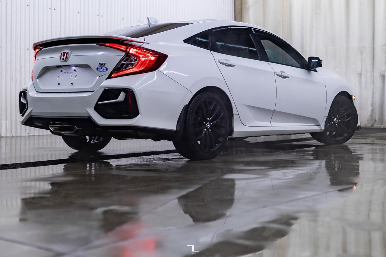 2020 Honda Civic SI Sedan Manual Nav Roof BCam Red Deer AB
