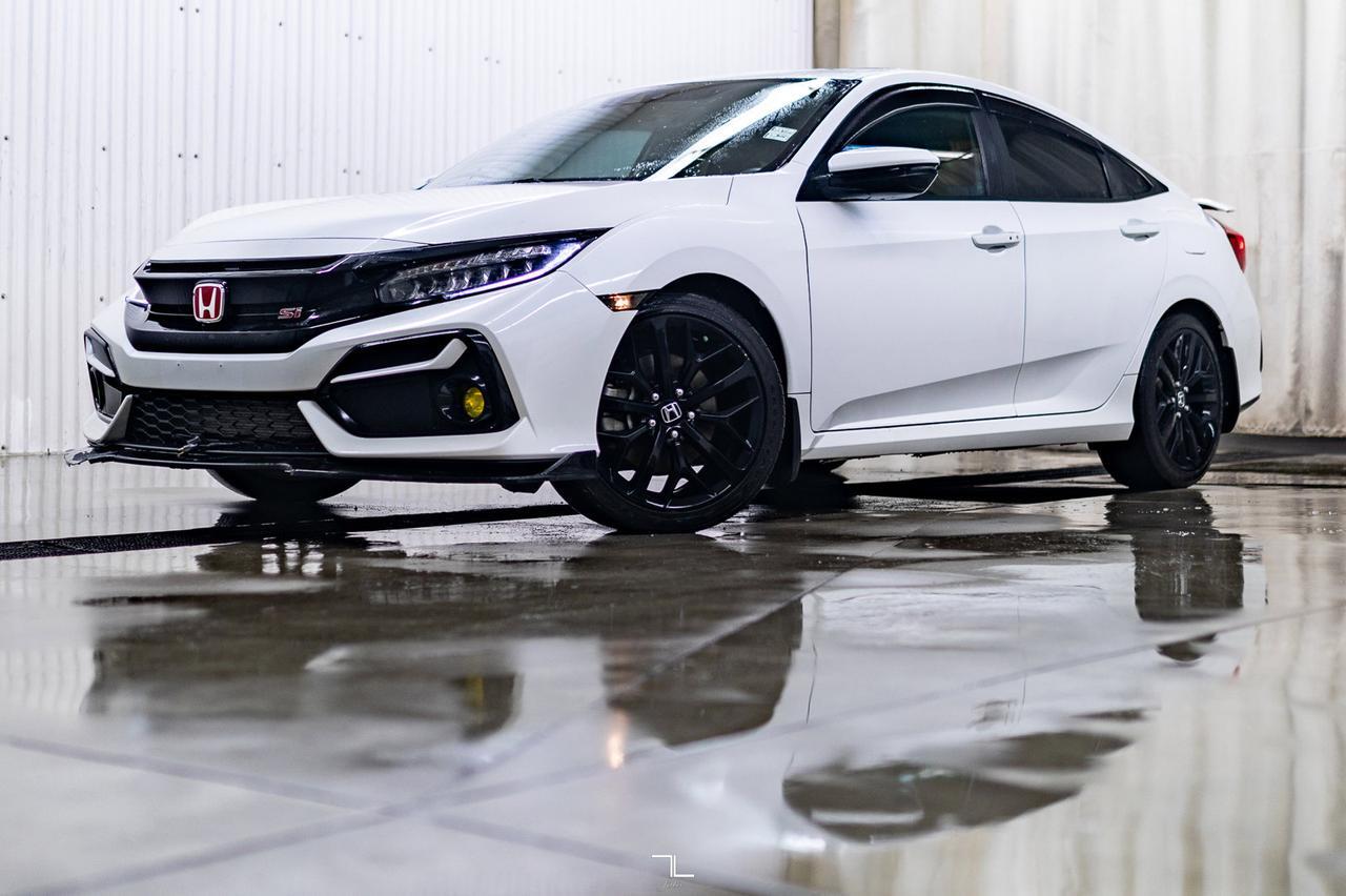 2020 Honda Civic SI Sedan Manual Nav Roof BCam Red Deer AB