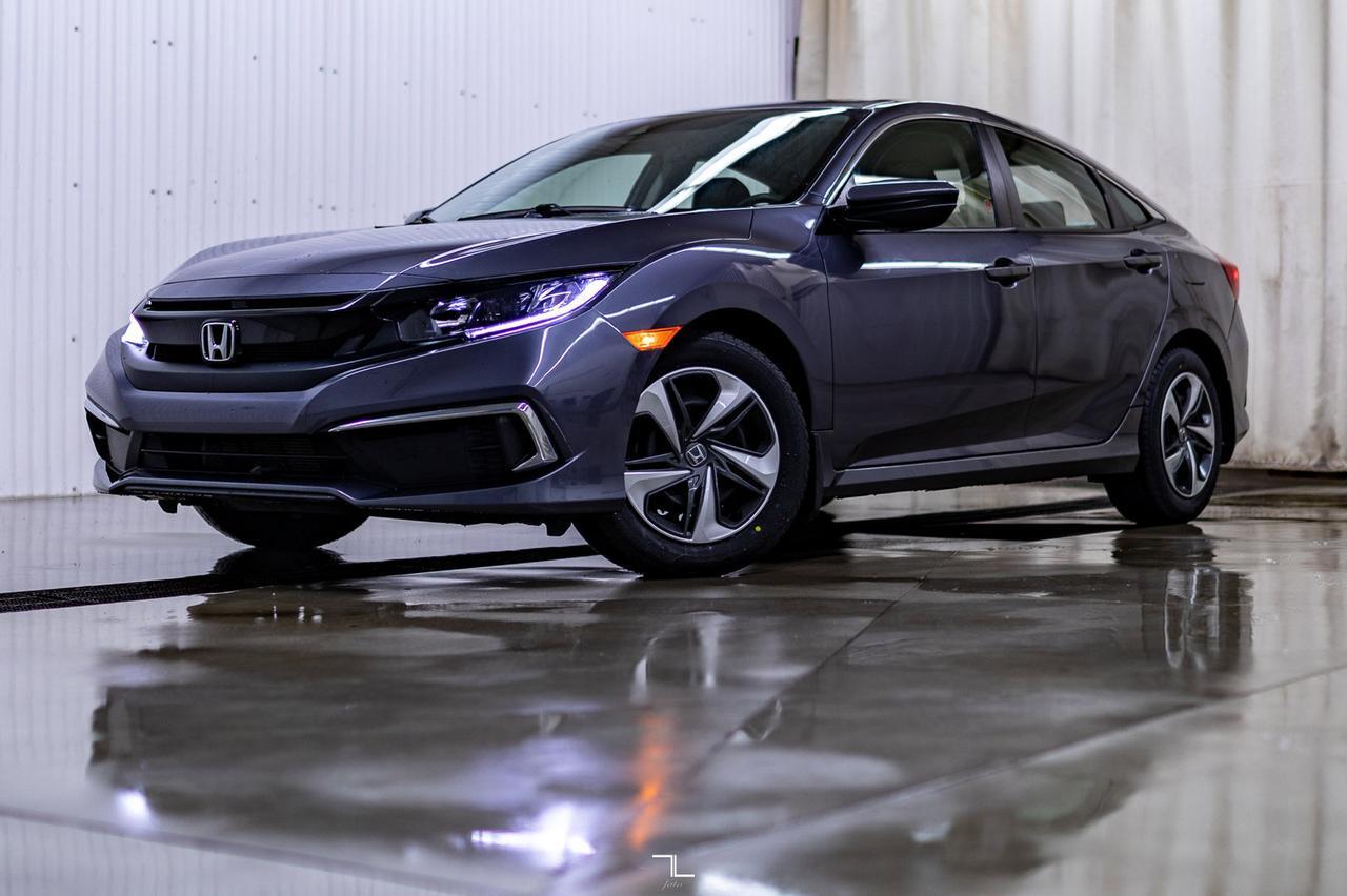 2020 Honda Civic Sedan LX Manual BCam Heated Seats Red Deer AB