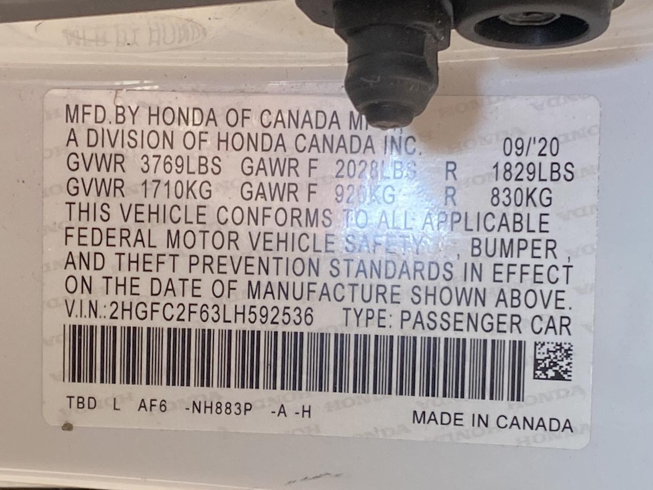 2020 Honda Civic Sedan LX Richmond Hill NY