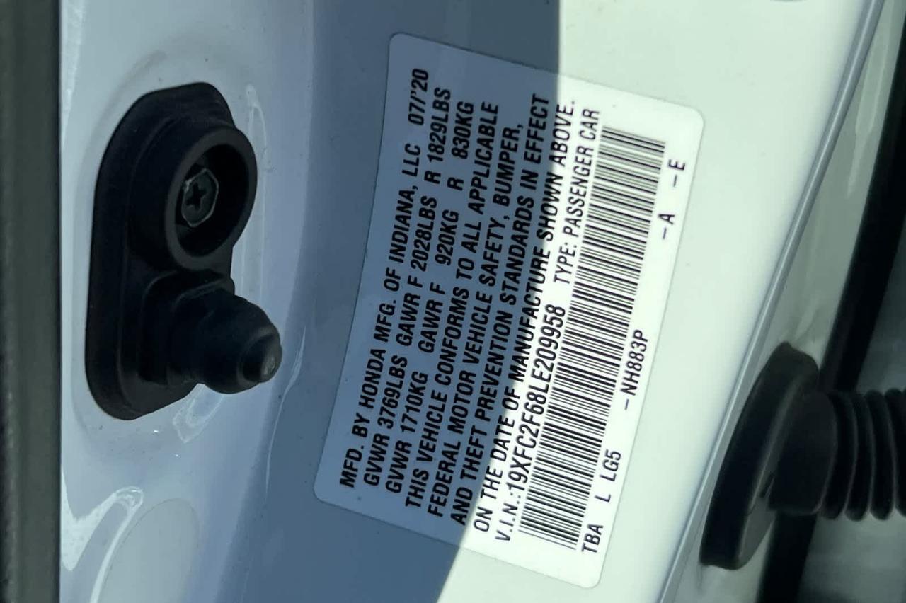 2020 Honda Civic Sedan LX Roseville CA