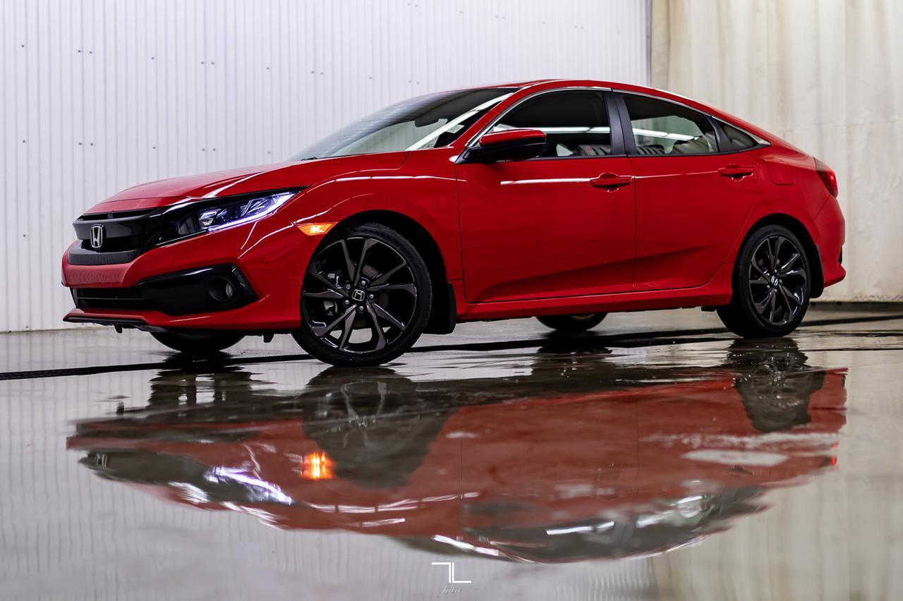 2020 Honda Civic Sedan Sport Roof BCam Red Deer AB