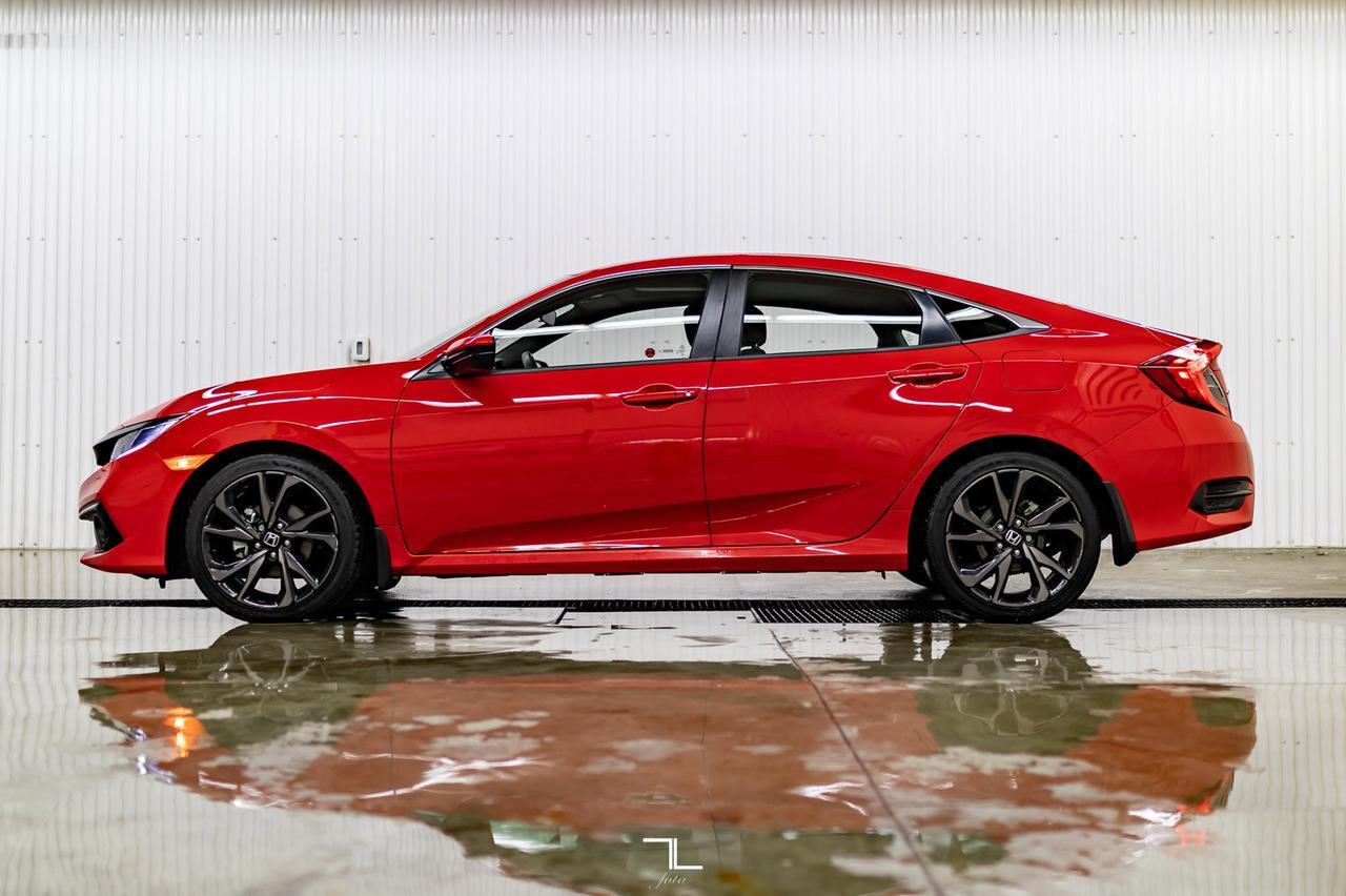 2020 Honda Civic Sedan Sport Roof BCam Red Deer AB