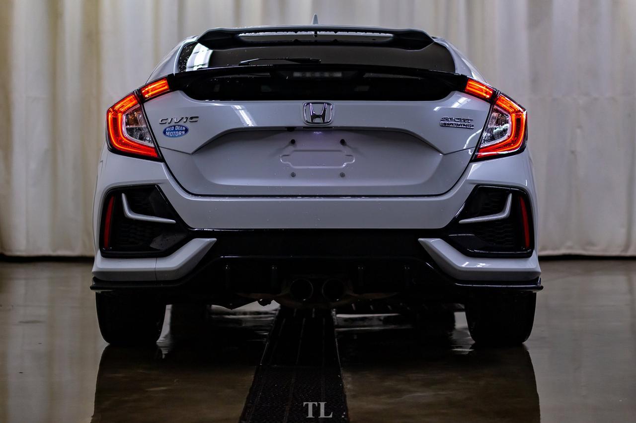 2020 Honda Civic Sport Touring Hatchback Manual Leather Roof Nav Red Deer AB