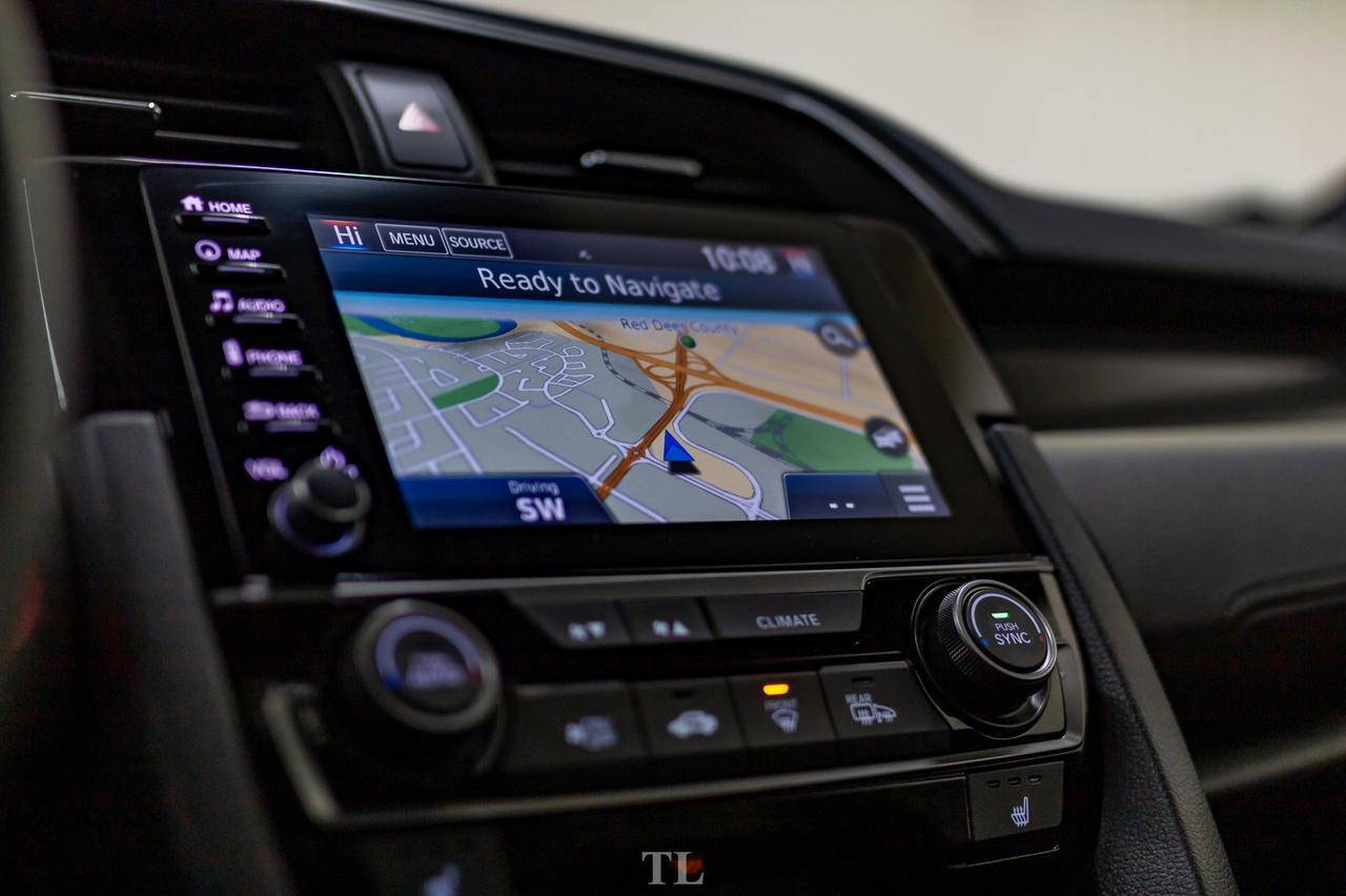 2020 Honda Civic Sport Touring Hatchback Manual Leather Roof Nav Red Deer AB