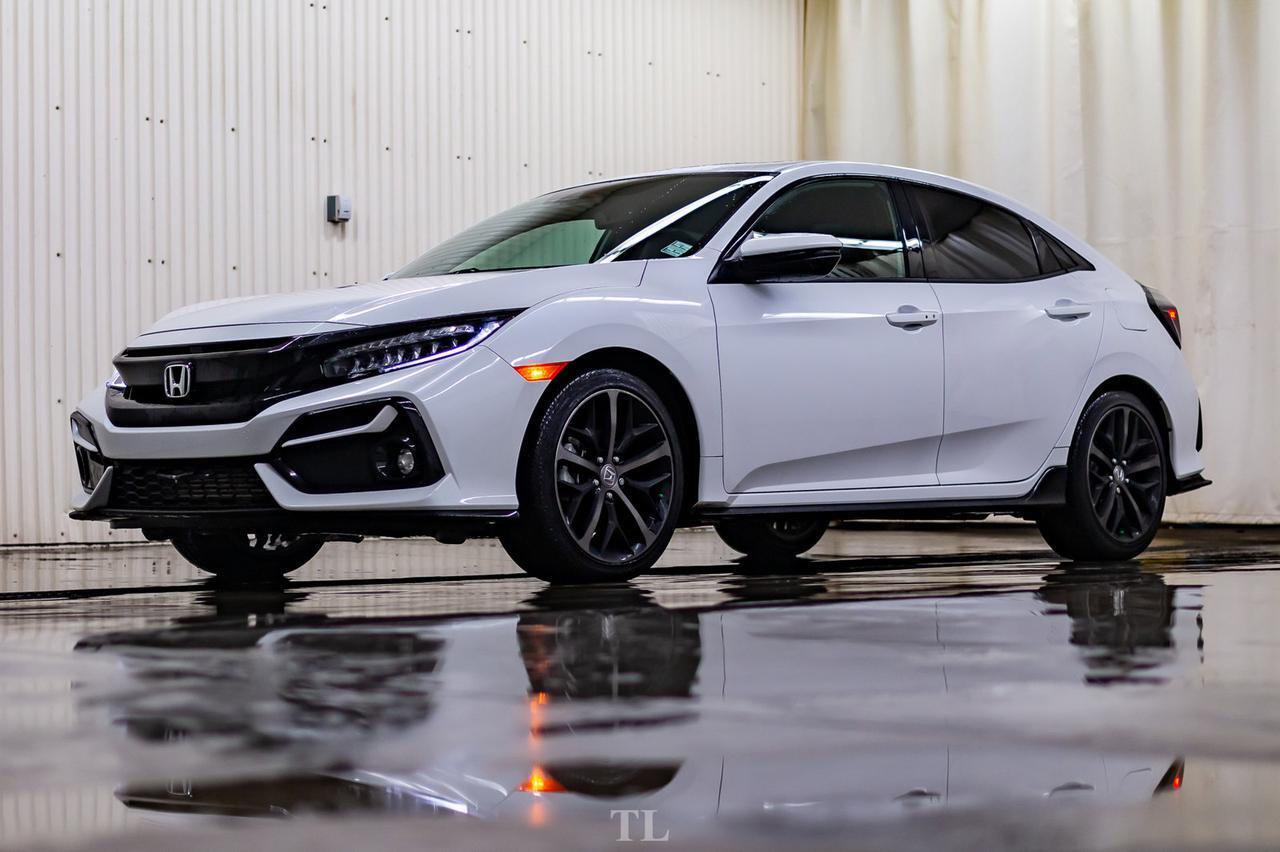 2020 Honda Civic Sport Touring Hatchback Manual Leather Roof Nav Red Deer AB
