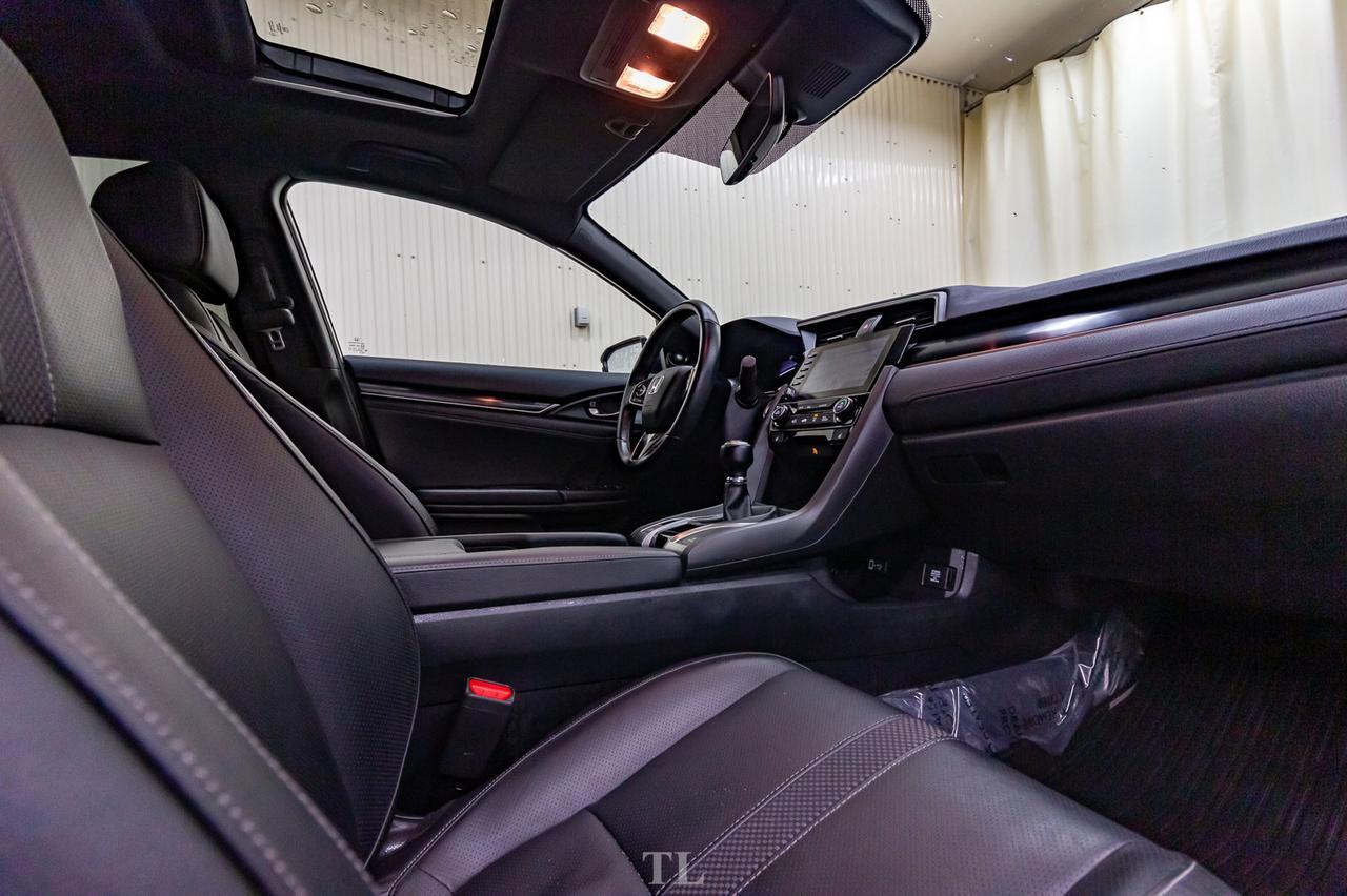2020 Honda Civic Sport Touring Hatchback Manual Leather Roof Nav Red Deer AB
