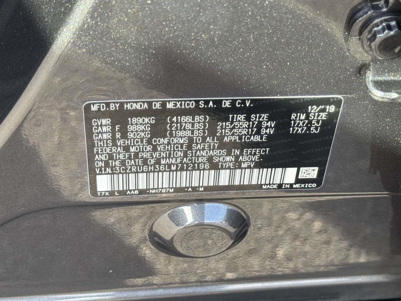 2020 Honda HR-V LX Alexandria VA