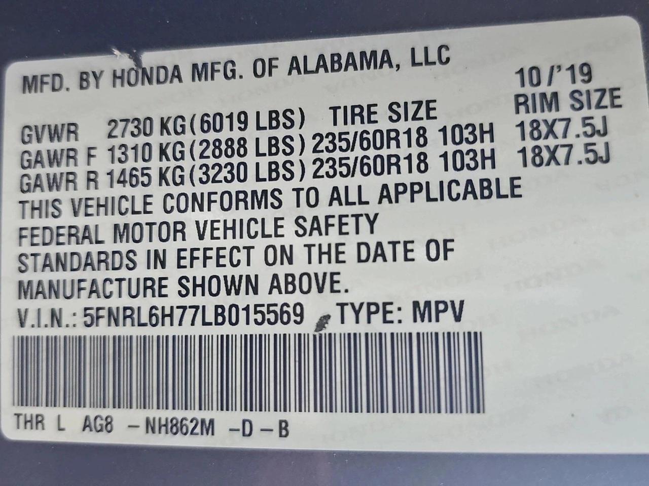 2020 Honda Odyssey EX-L Roseville CA