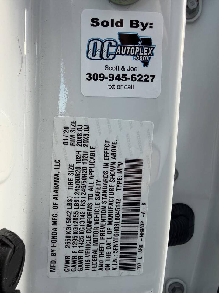 2020 Honda Pilot Elite AWD 4dr SUV Eldridge IA