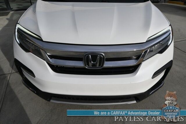 2020 Honda Pilot Touring / AWD / AutoStart / Front & Rear Heated Leather Seats / Sunroof / Navigation / Lane Departure & Blind Spot Alert / Apple CarPlay & Android Auto / Rear Entertainment / 3rd Row / Seats 8 / 26 MPG Anchorage AK