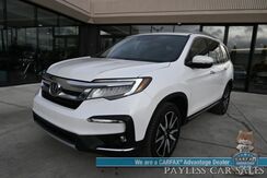 2020_Honda_Pilot_Touring / AWD / AutoStart / Front & Rear Heated Leather Seats / Sunroof / Navigation / Lane Departure & Blind Spot Alert / Apple CarPlay & Android Auto / Rear Entertainment / 3rd Row / Seats 8 / 26 MPG_ Anchorage AK