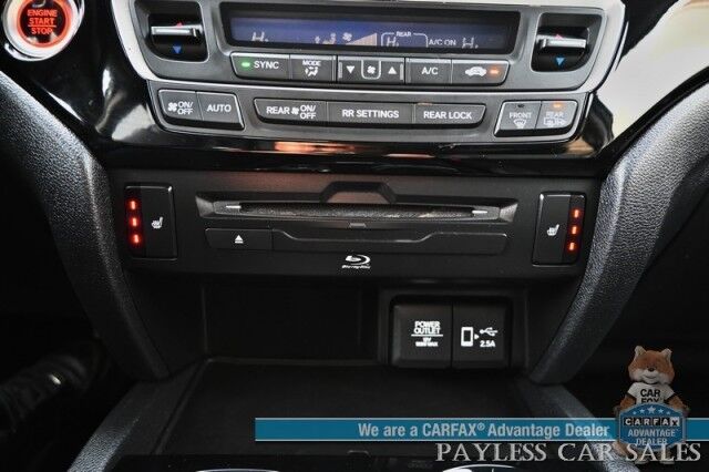 2020 Honda Pilot Touring / AWD / AutoStart / Front & Rear Heated Leather Seats / Sunroof / Navigation / Lane Departure & Blind Spot Alert / Apple CarPlay & Android Auto / Rear Entertainment / 3rd Row / Seats 8 / 26 MPG Anchorage AK