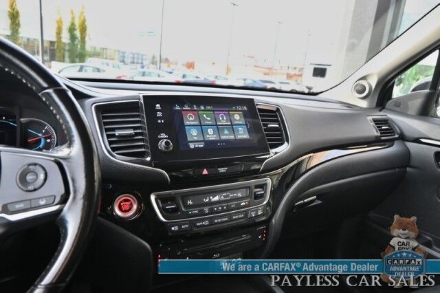 2020 Honda Pilot Touring / AWD / AutoStart / Front & Rear Heated Leather Seats / Sunroof / Navigation / Lane Departure & Blind Spot Alert / Apple CarPlay & Android Auto / Rear Entertainment / 3rd Row / Seats 8 / 26 MPG Anchorage AK