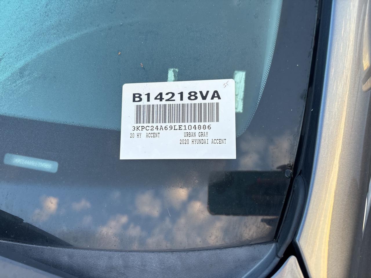 2020 Hyundai Accent SEL Hagerstown MD