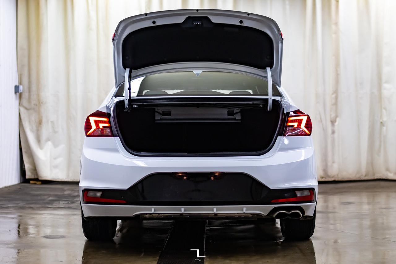 2020 Hyundai Elantra Sport Manual Leahter Roof BCam Red Deer AB