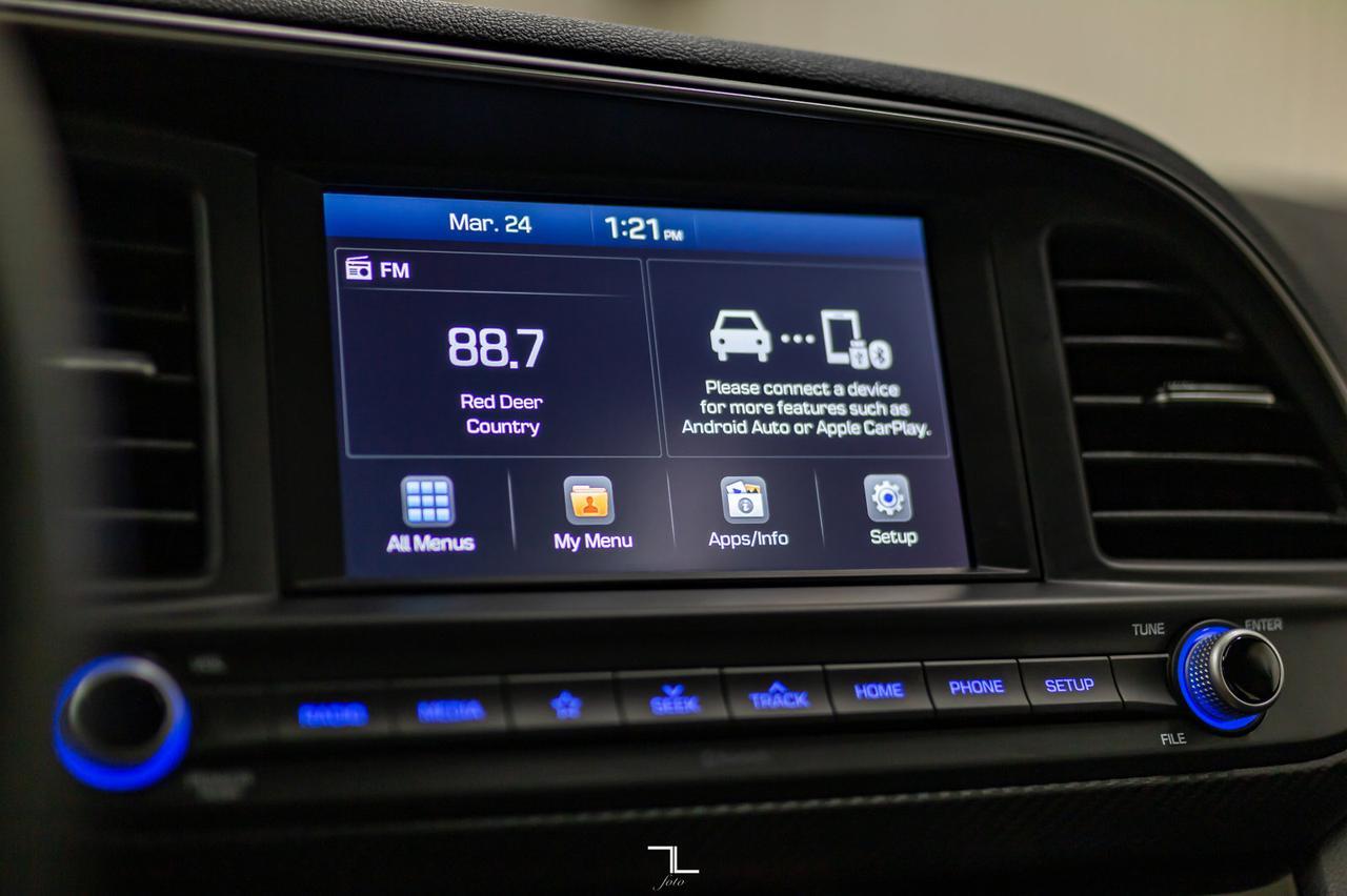 2020 Hyundai Elantra Sport Manual Leahter Roof BCam Red Deer AB