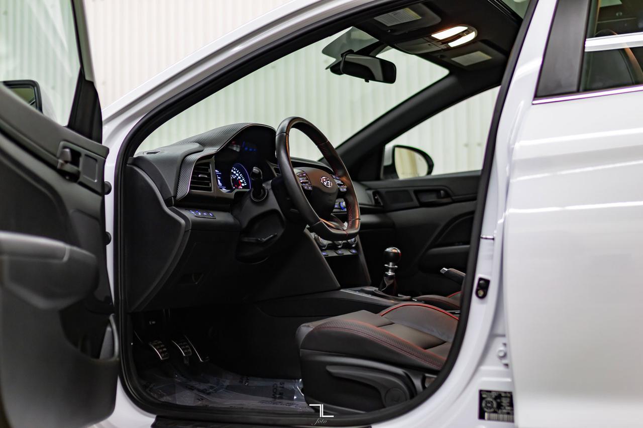 2020 Hyundai Elantra Sport Manual Leahter Roof BCam Red Deer AB