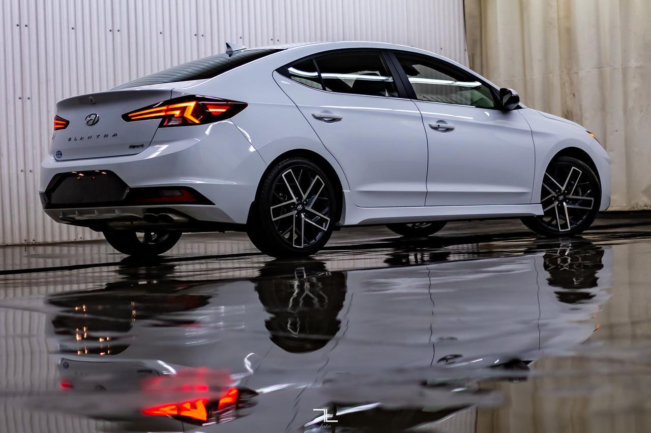 2020 Hyundai Elantra Sport Manual Leahter Roof BCam Red Deer AB