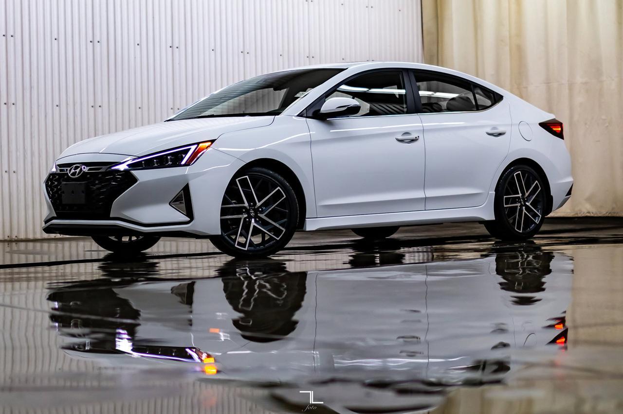 2020 Hyundai Elantra Sport Manual Leahter Roof BCam Red Deer AB