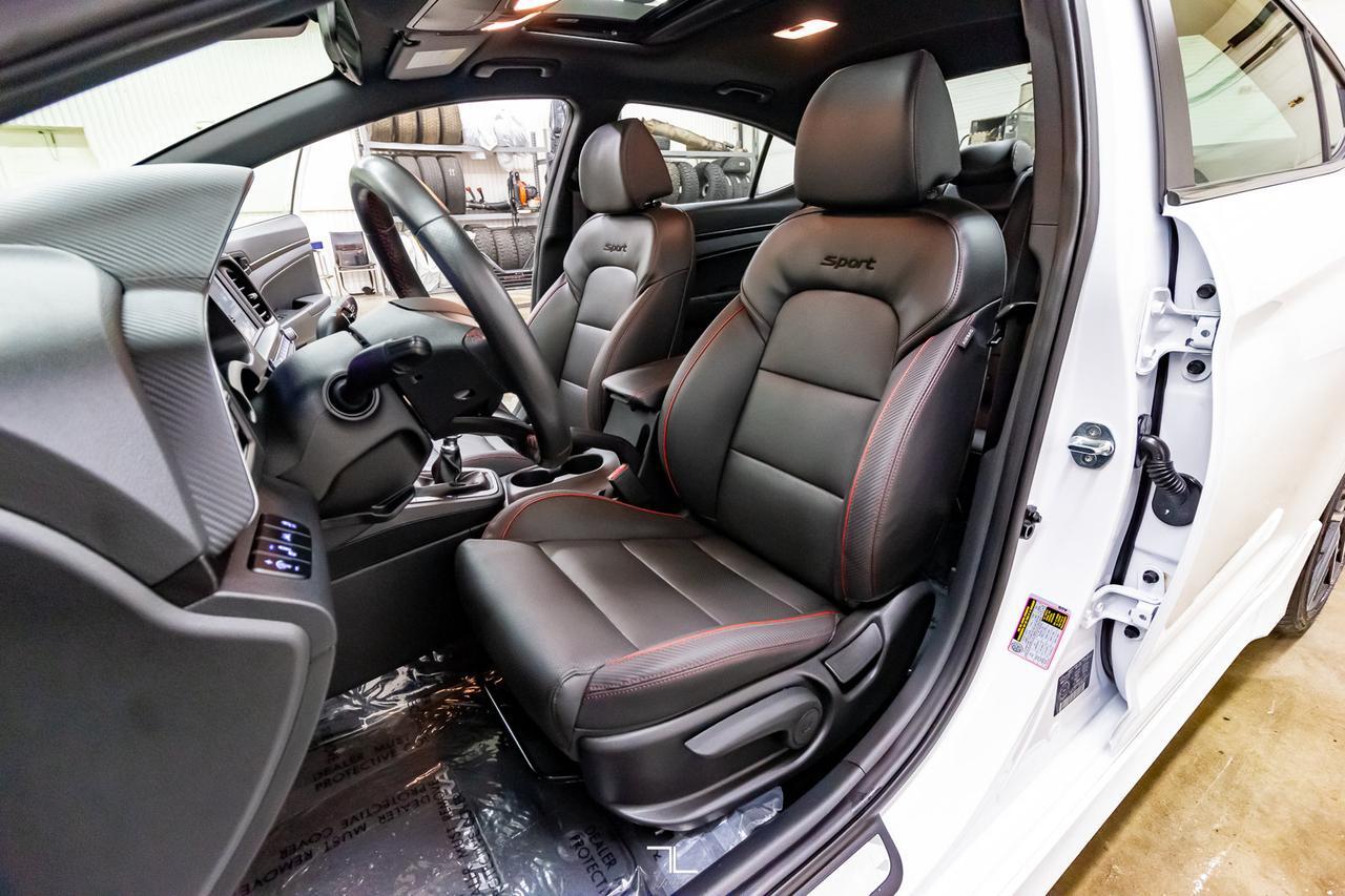2020 Hyundai Elantra Sport Manual Leahter Roof BCam Red Deer AB