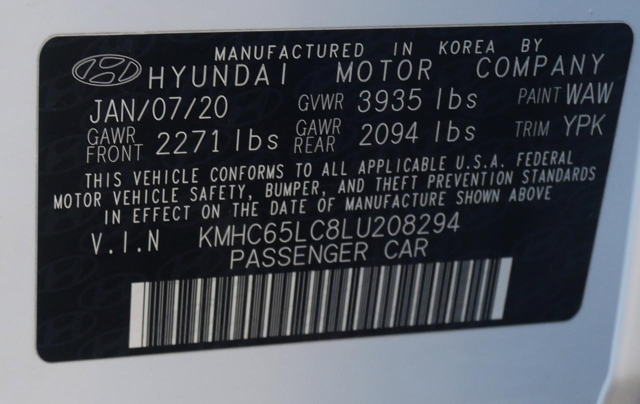 2020 Hyundai Ioniq Hybrid Blue San Juan TX