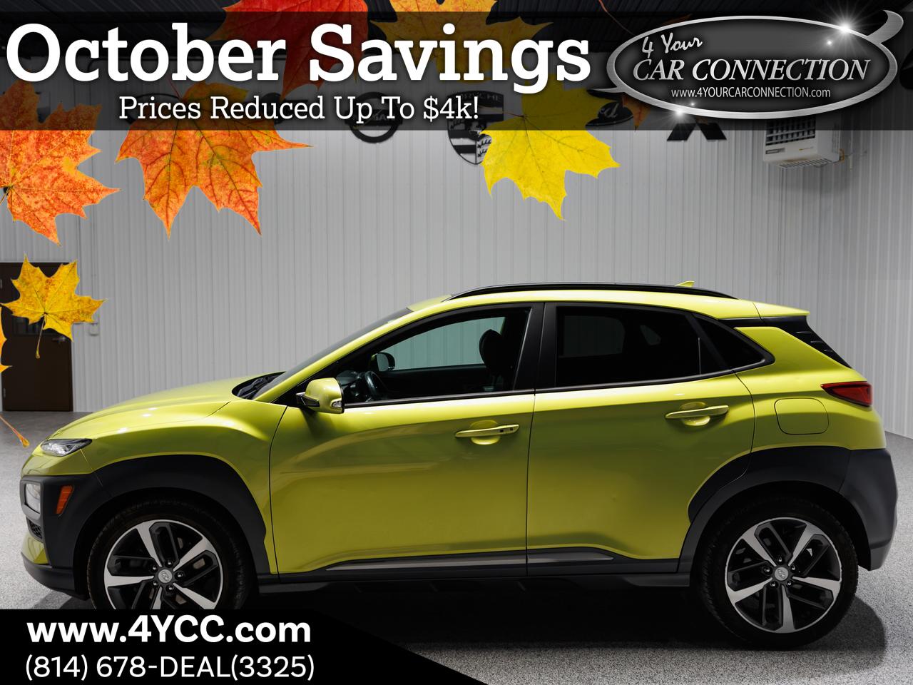 2020 Hyundai Kona Ultimate AWD Cranberry PA