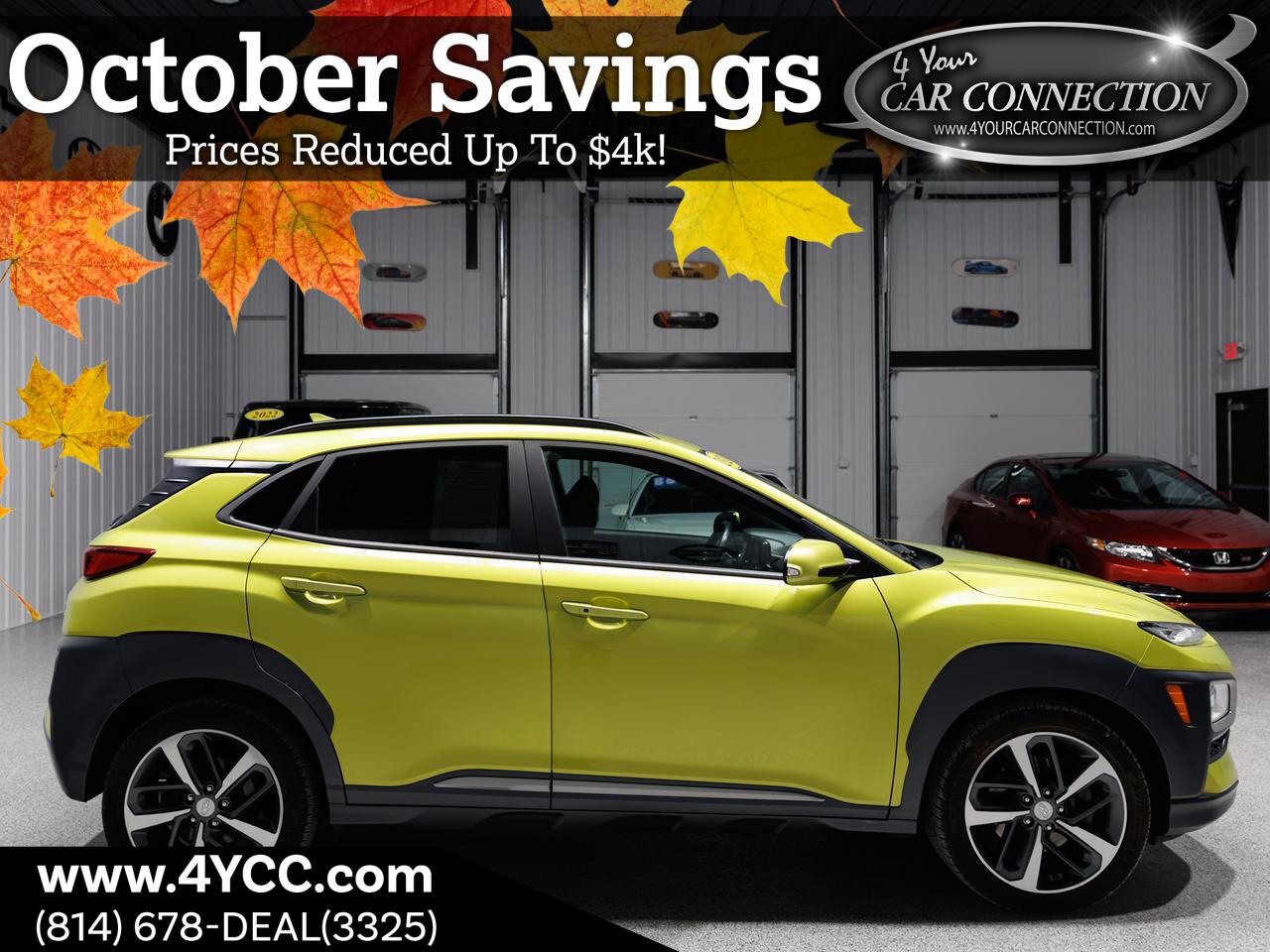 2020 Hyundai Kona Ultimate AWD Cranberry PA