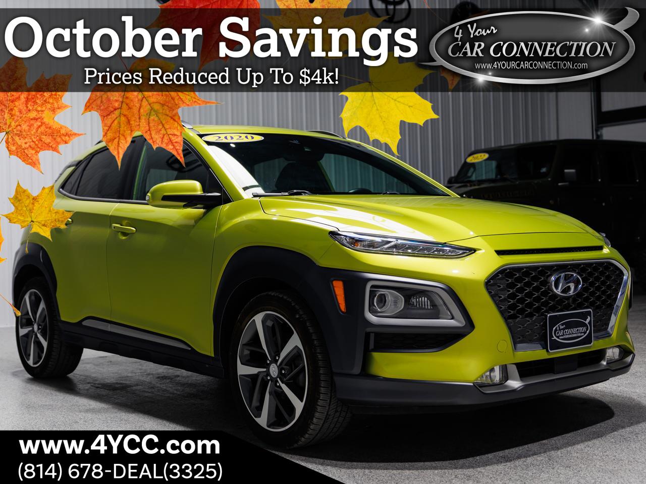 2020 Hyundai Kona Ultimate AWD Cranberry PA