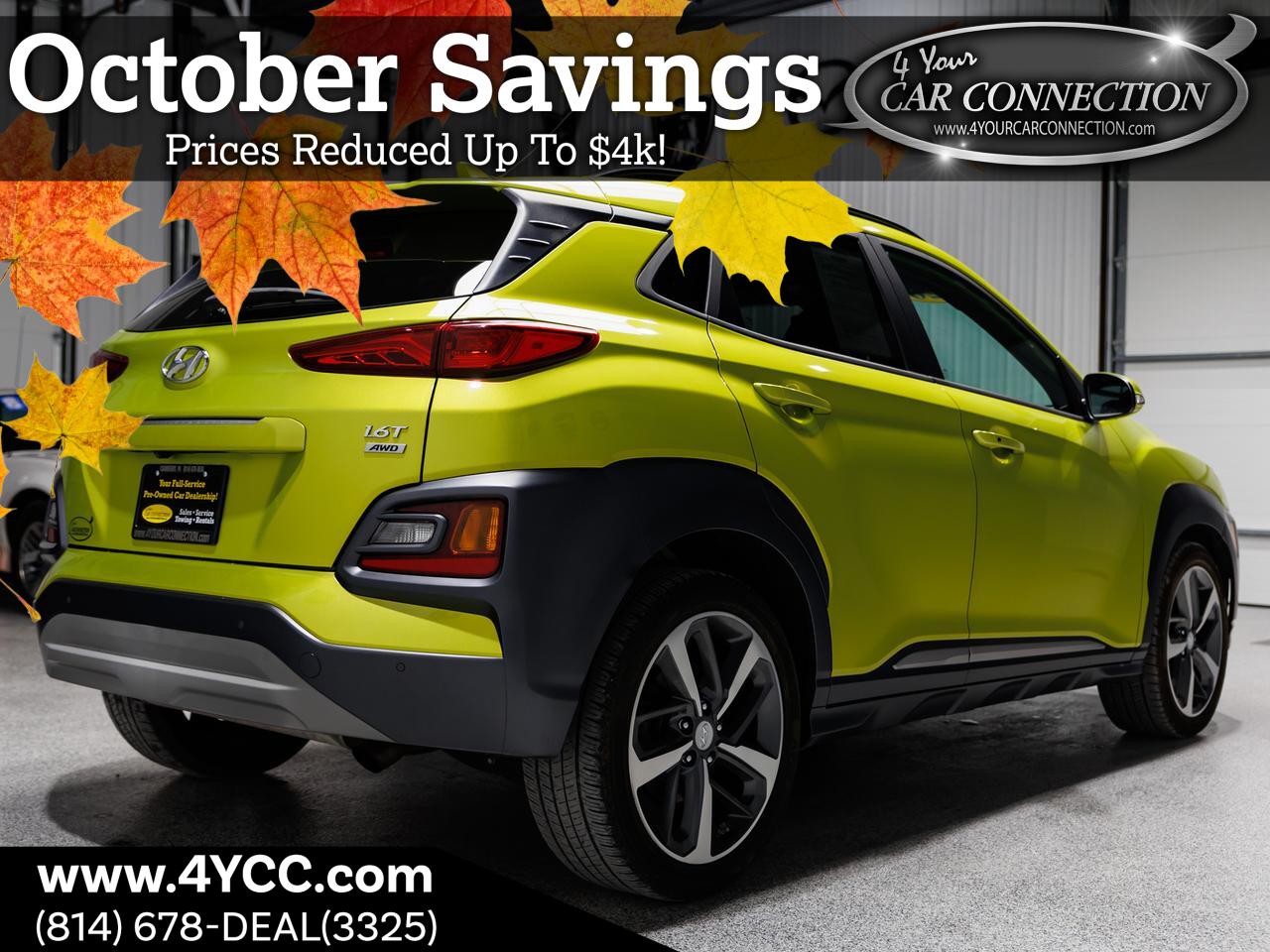 2020 Hyundai Kona Ultimate AWD Cranberry PA