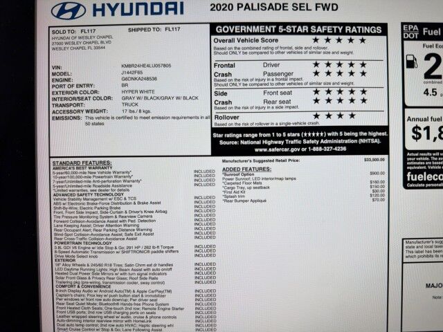 2020 Hyundai Palisade SEL Conover NC