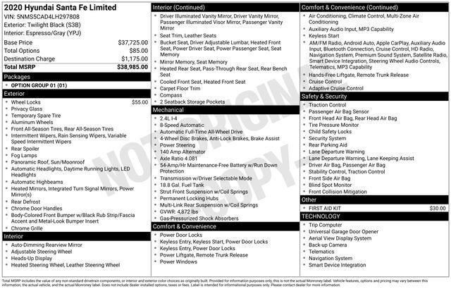 2020 Hyundai Santa Fe Limited Raleigh NC