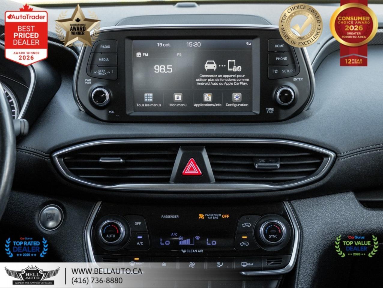 2020 Hyundai Santa Fe Preferred | B.CAM | PANO | LTHR | CARPLAY | DRIVEMODS | NOACCIDENT Toronto ON