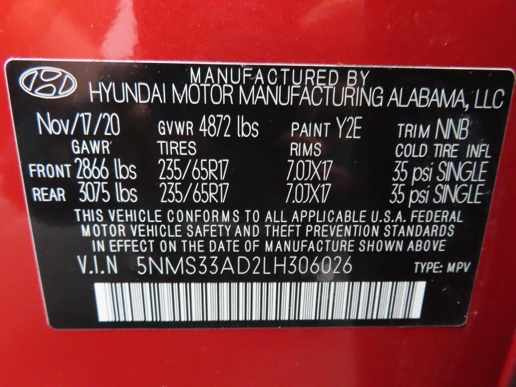 2020 Hyundai Santa Fe SEL FWD Fond du Lac WI