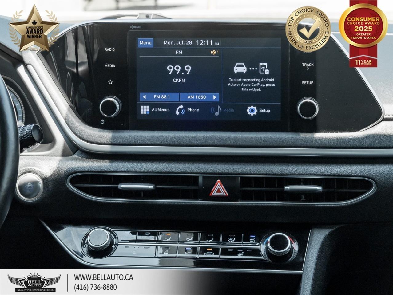 2020 Hyundai Sonata Preferred | APPLECARPLAY | BACKUPCAM | HEATED SEATS | SATELLITERADIO | BLUETOOTH Toronto ON