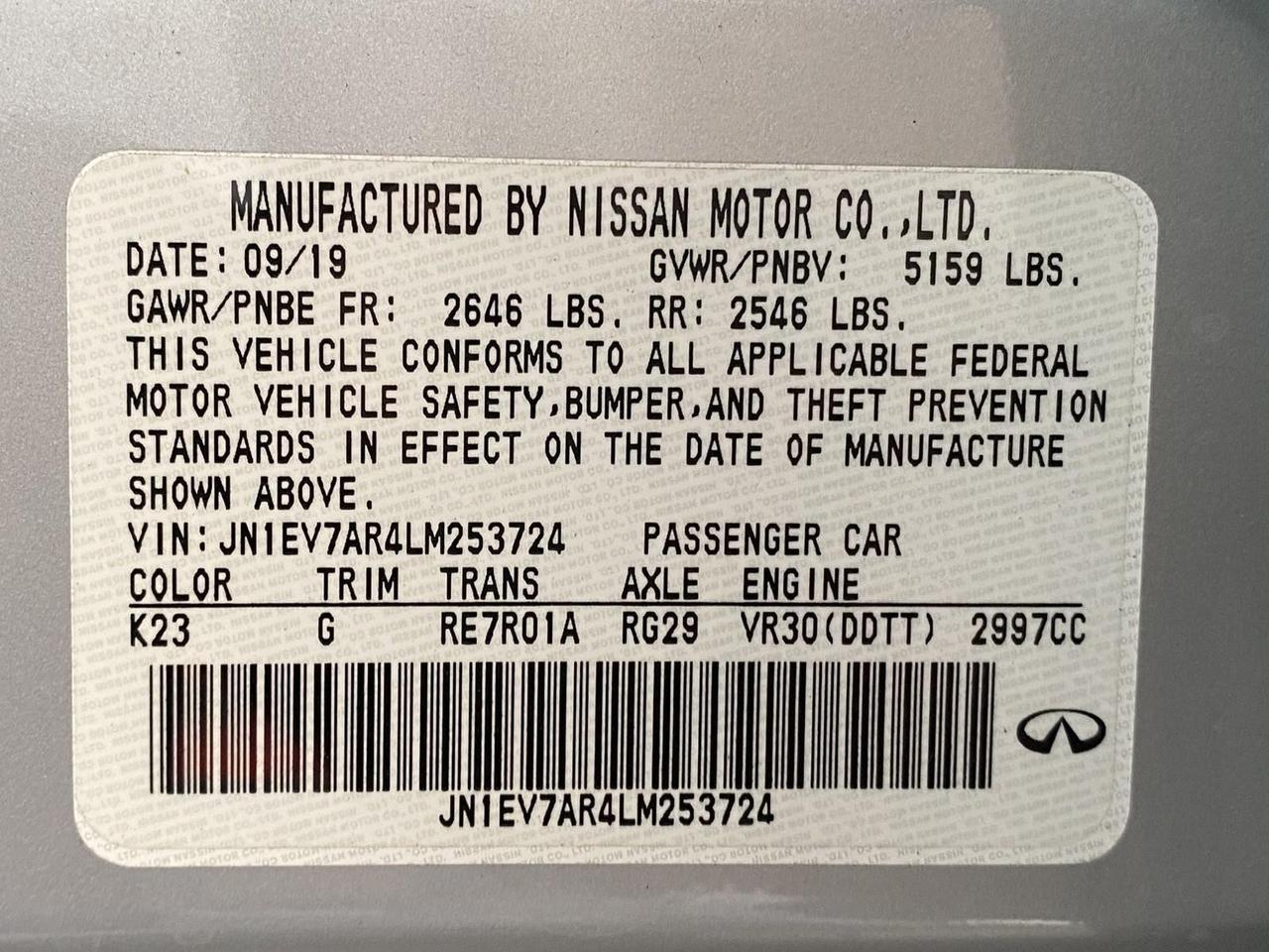 2020 INFINITI Q50 3.0t LUXE Richmond Hill NY