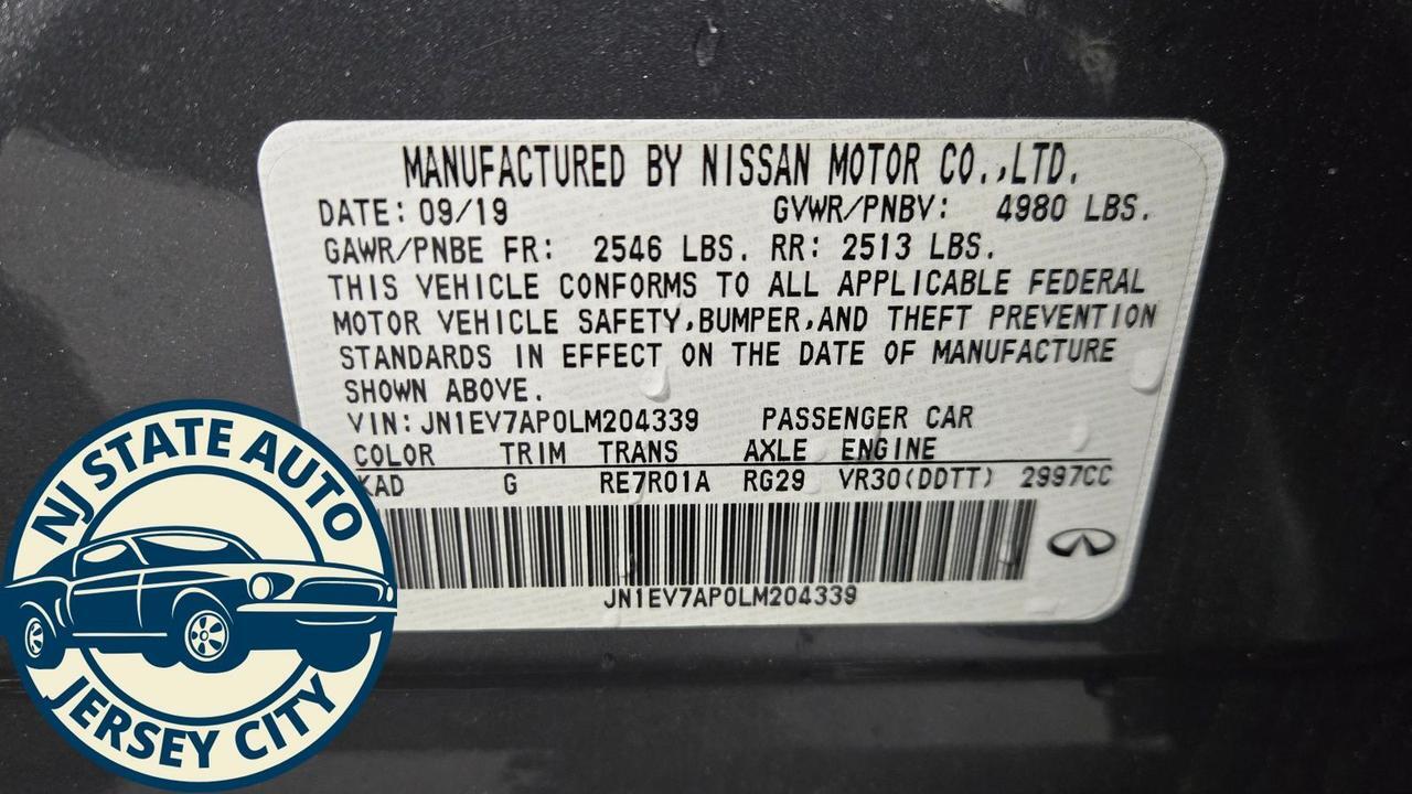 2020 INFINITI Q50 EDITION 30 Jersey City NJ