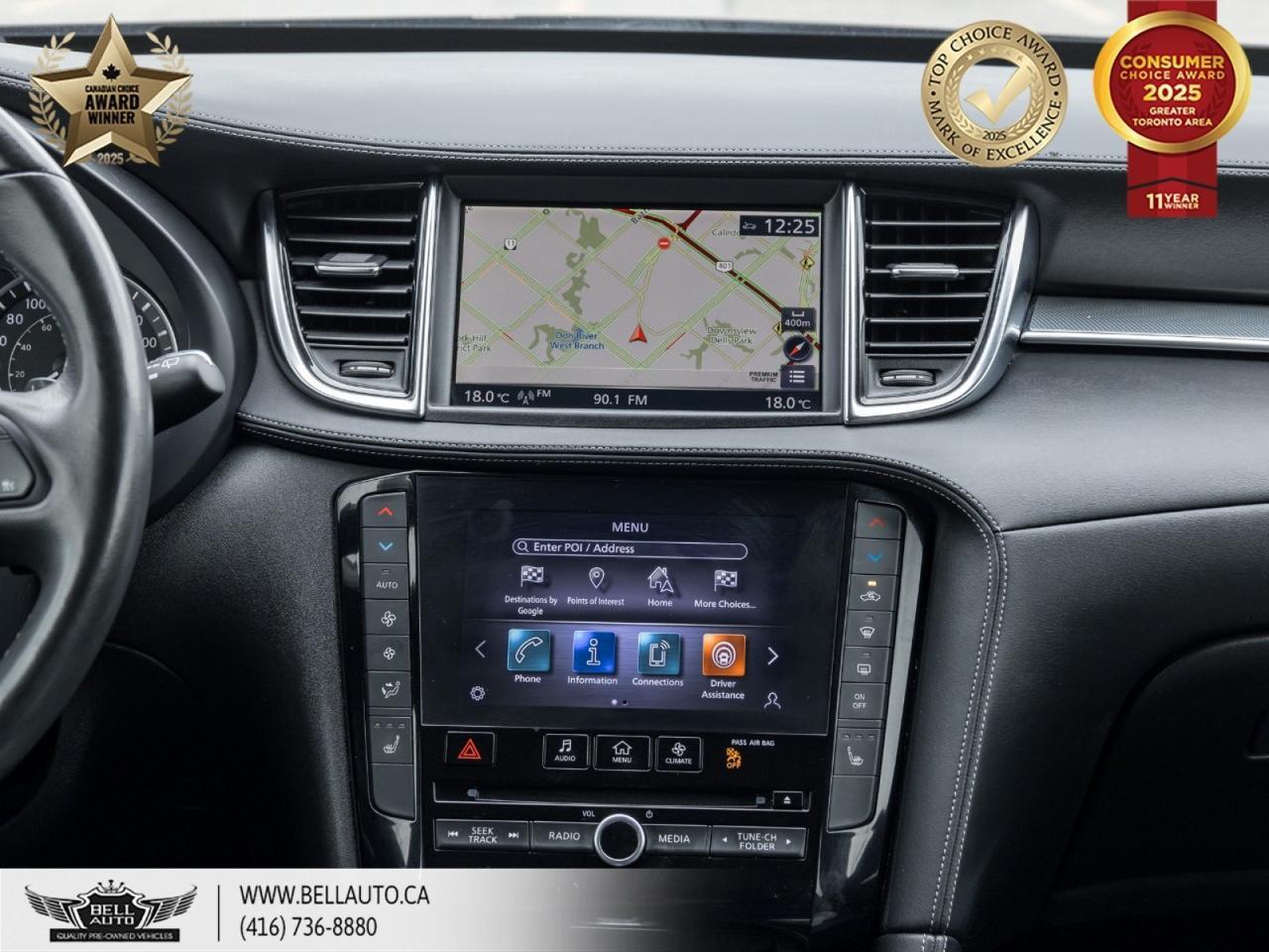 2020 INFINITI QX50 ProASSIST | 360 CAMERA | PANORAMIC ROOF | BOSE SOUND | POWER AND MEMORY SEATS | ONSTAR | ONE OWNER Toronto ON