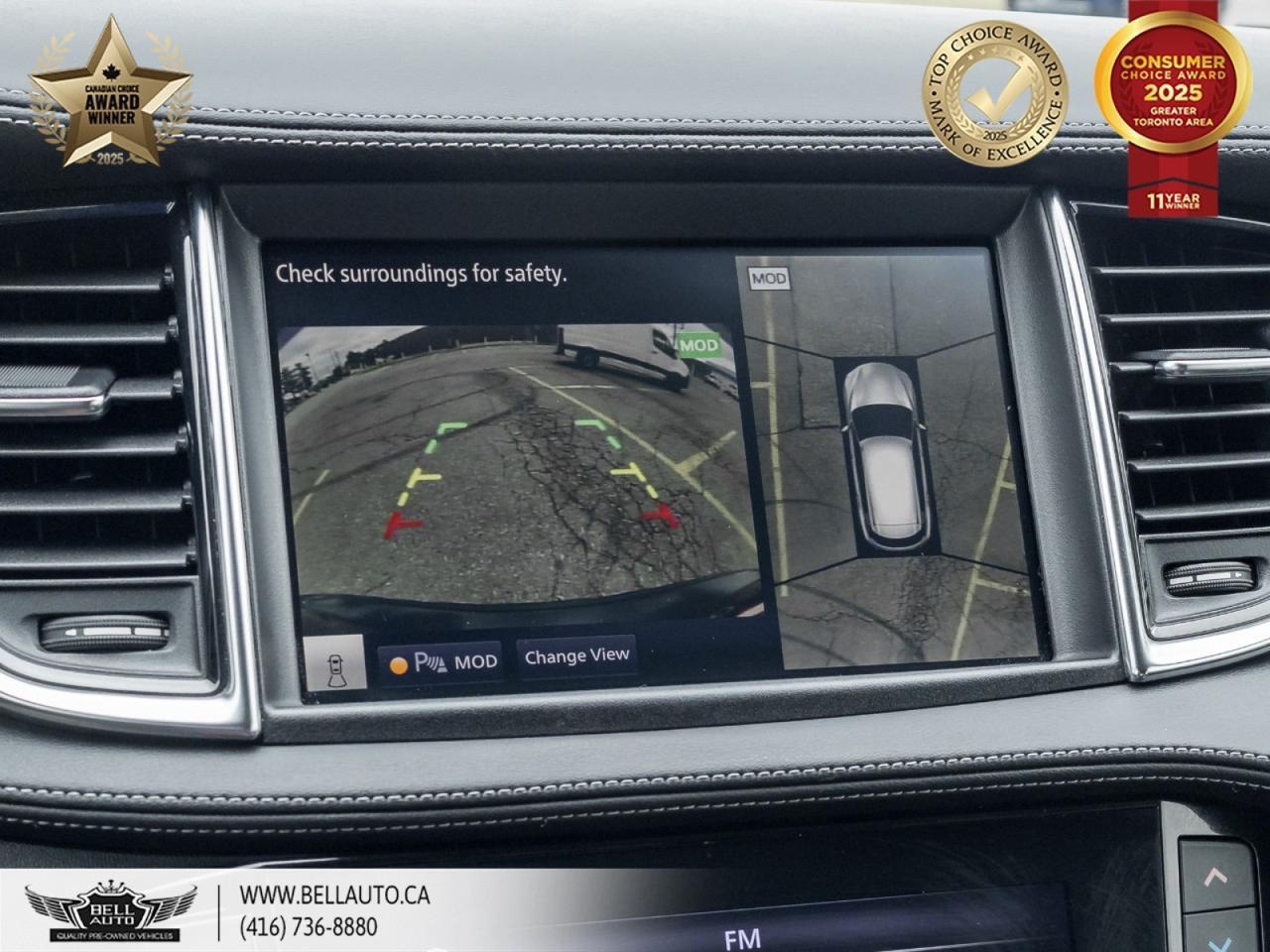 2020 INFINITI QX50 ProASSIST | 360 CAMERA | PANORAMIC ROOF | BOSE SOUND | POWER AND MEMORY SEATS | ONSTAR | ONE OWNER Toronto ON