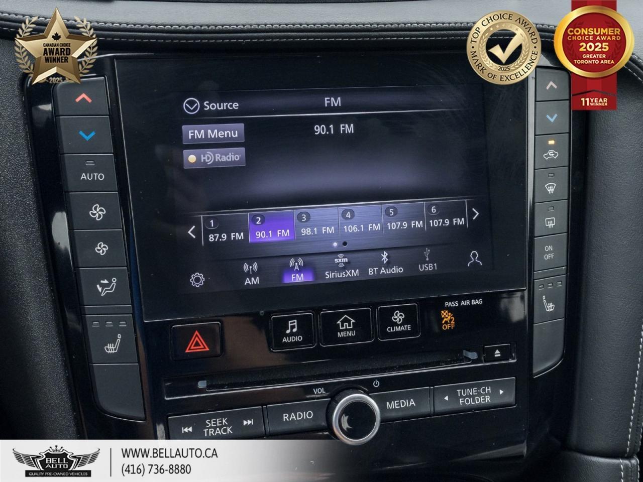 2020 INFINITI QX50 ProASSIST | 360 CAMERA | PANORAMIC ROOF | BOSE SOUND | POWER AND MEMORY SEATS | ONSTAR | ONE OWNER Toronto ON